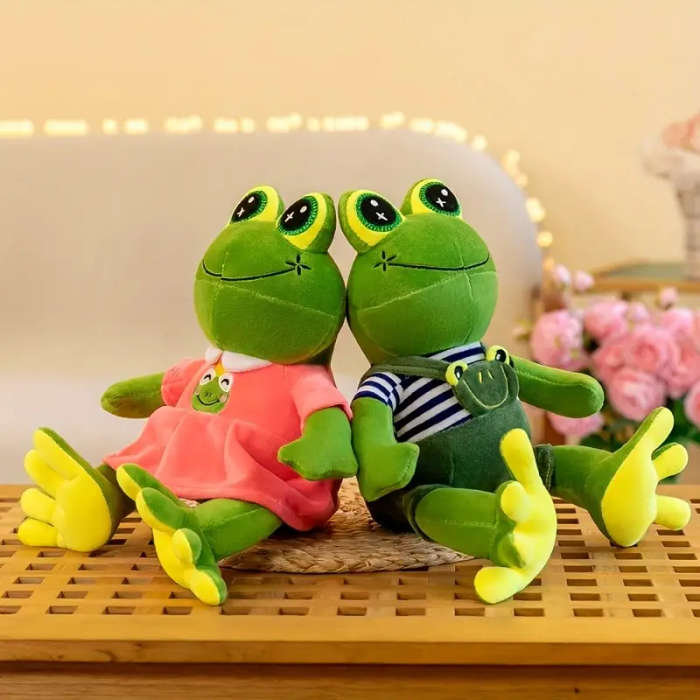 Cute And Creative New Two-Color Frog Plush Toy