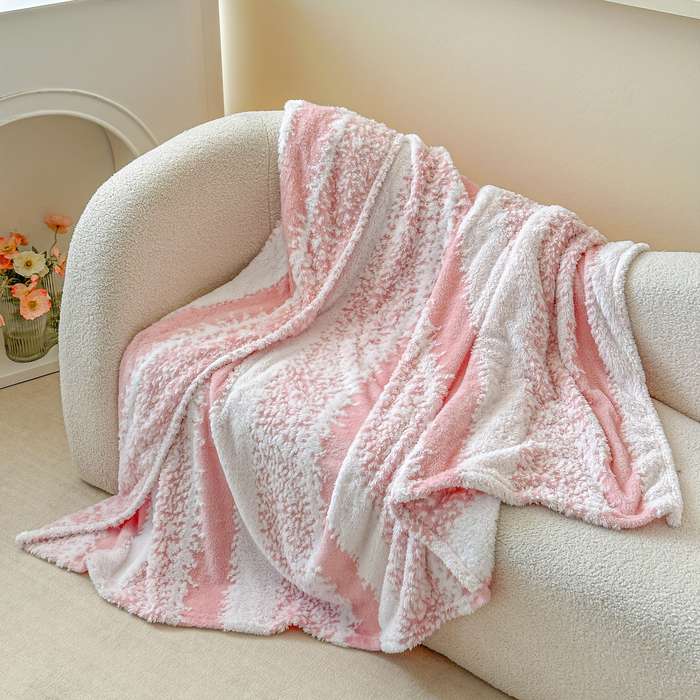 1ps Blanket Color Marbled Camel size 200x230cm 80x90inch