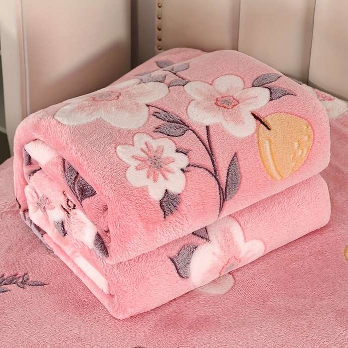 1ps Blanket Color Happiness Flowers Bloom size 120x200cm