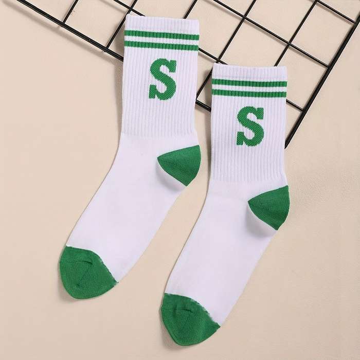 1 Pair White  Socks