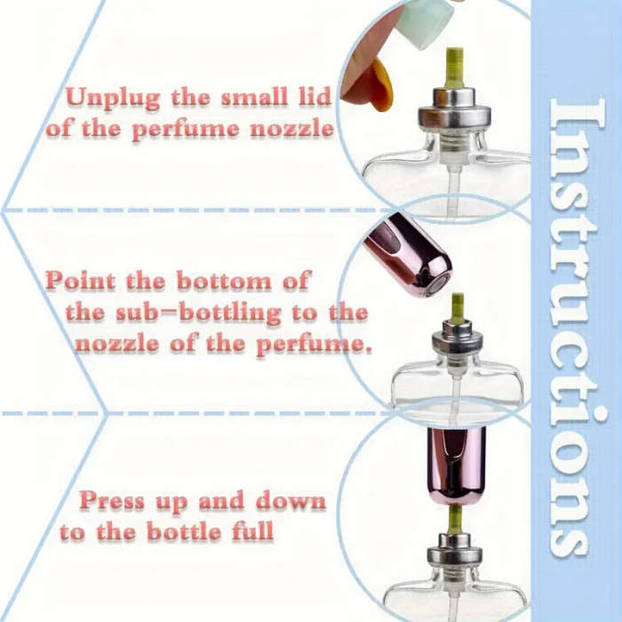 5ml Perfume Refillable Bottle with Metal Case