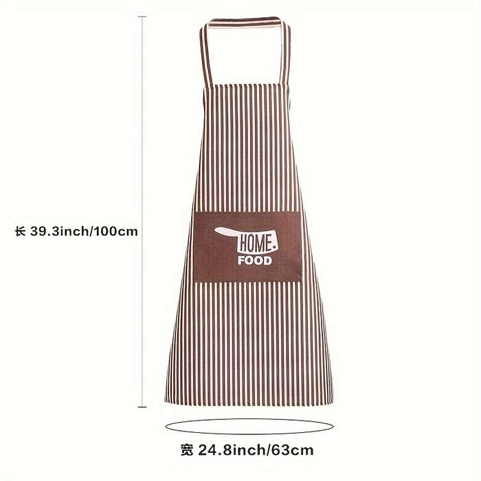1pc Durable And Breathable Canvas Apron for Home Use Suitable for Both Men And Women Ideal for Co