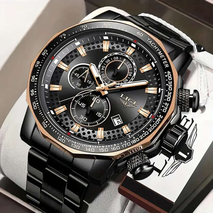 Men's Quartz Watches Black