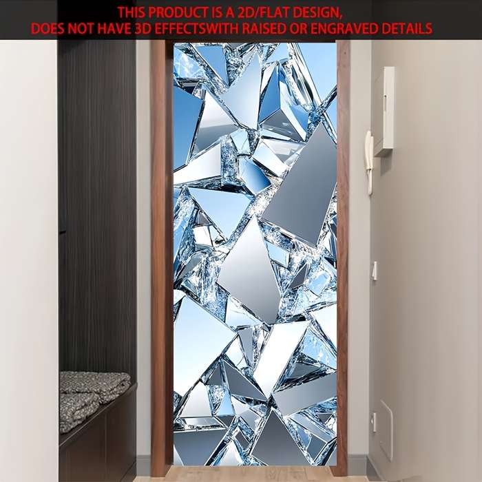 1Pc 77x200cm Door Window Sticker