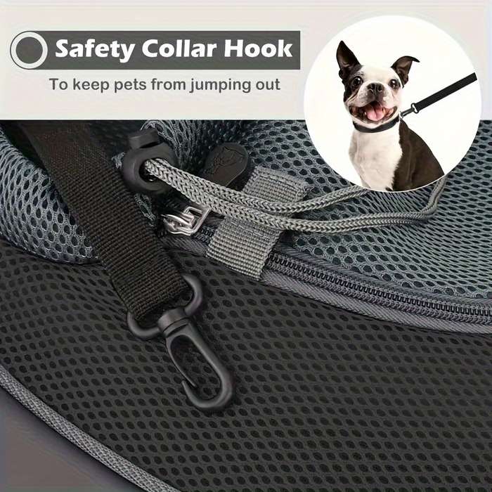 1pc Amethystsize L Pet Bag