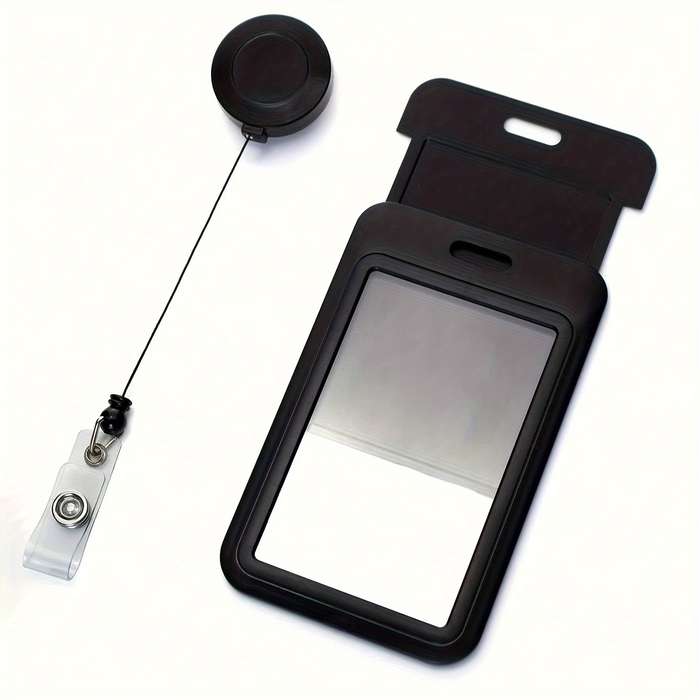 1pc Work ID Card Case Card Protection Cover Simple Card Case For Nurse And Doctor