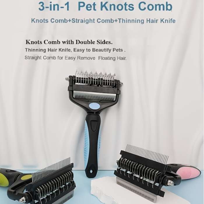 1pc Green Pet Comb