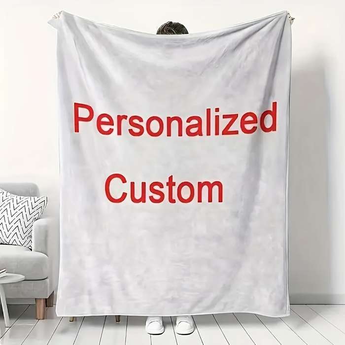 1ps Blanket Color Cyan size 39.4 x 59in 100 x 150cm