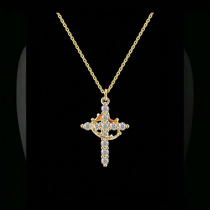 1 Piece Silvery Jesus Theme Pendant