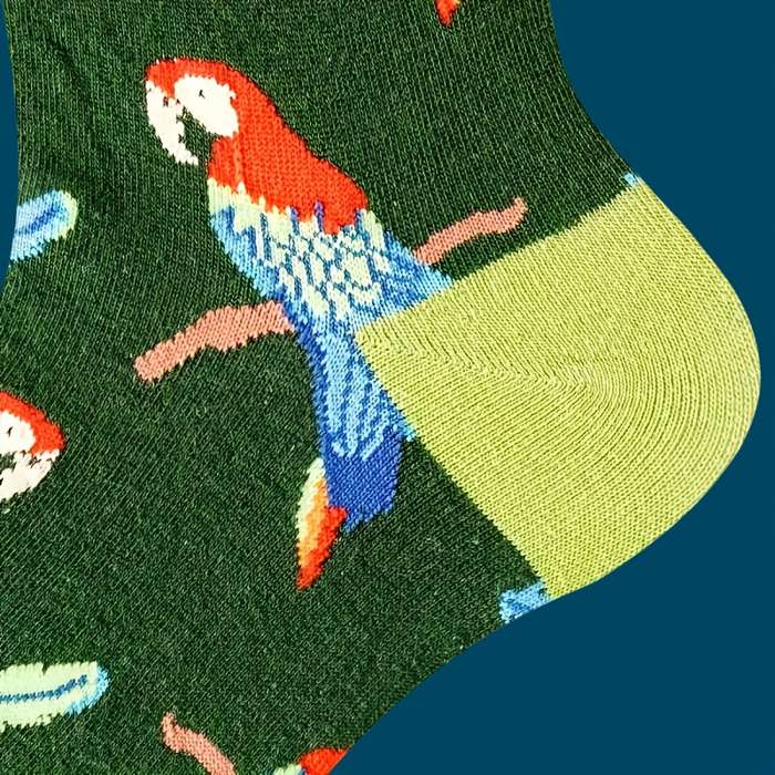 1 Pair Parrot  One Size Socks