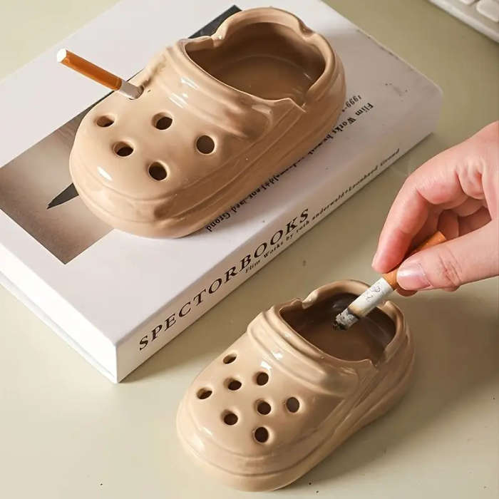 Bohemian-Style Resin Clog Ashtray