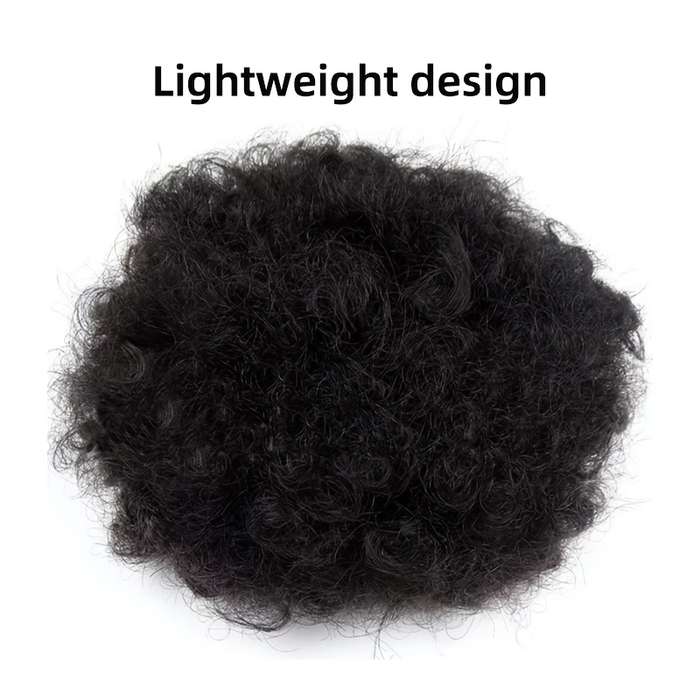 1Pc Black 10.16cm Fashion Design Wig