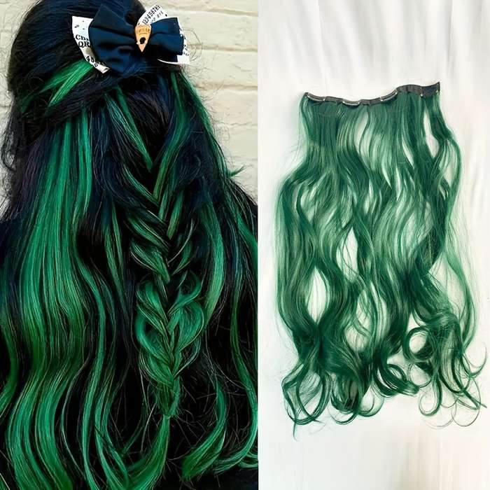 1Pc Haze Blue 50.8cm Fashion Design Wig
