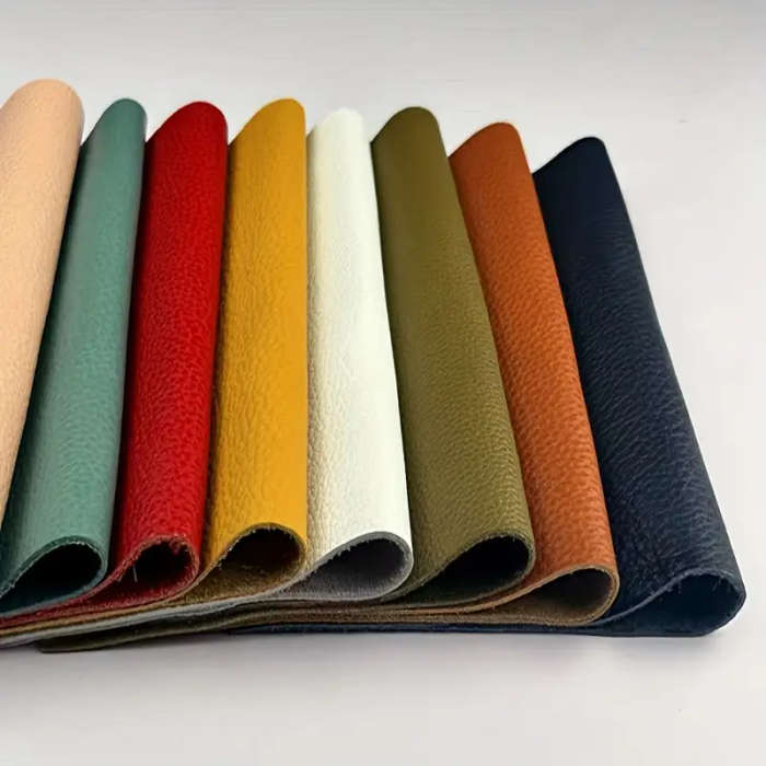 1 Piece Of Faux Leather Beige