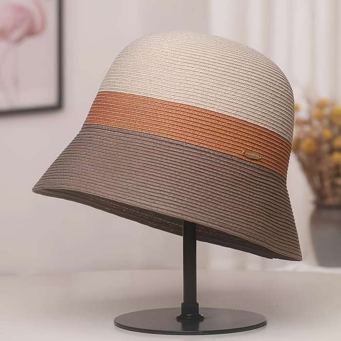1pc Pack of 1 fashionable three-color collapsible peaked hat breathable fisherman's cap for summer