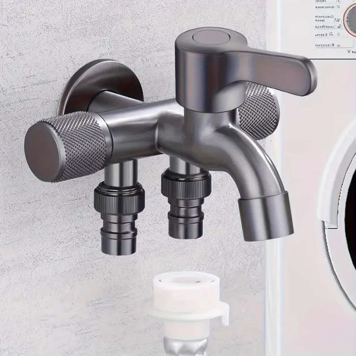 1x 3 In 1 Multifunctional Stainless Steel Faucet