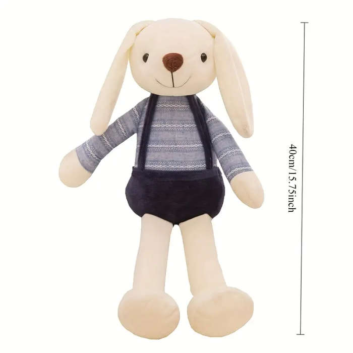 Sugar Bunny Doll Pillow Plush Toy Female Companion Children's Gift Rag Doll Blue