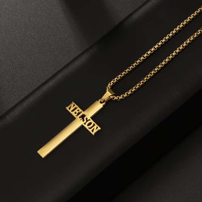 1 Piece Golden Jesus Theme Pendant