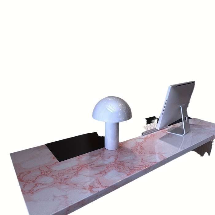 1PC Wall StickersPink Marble Pattern45x153cm