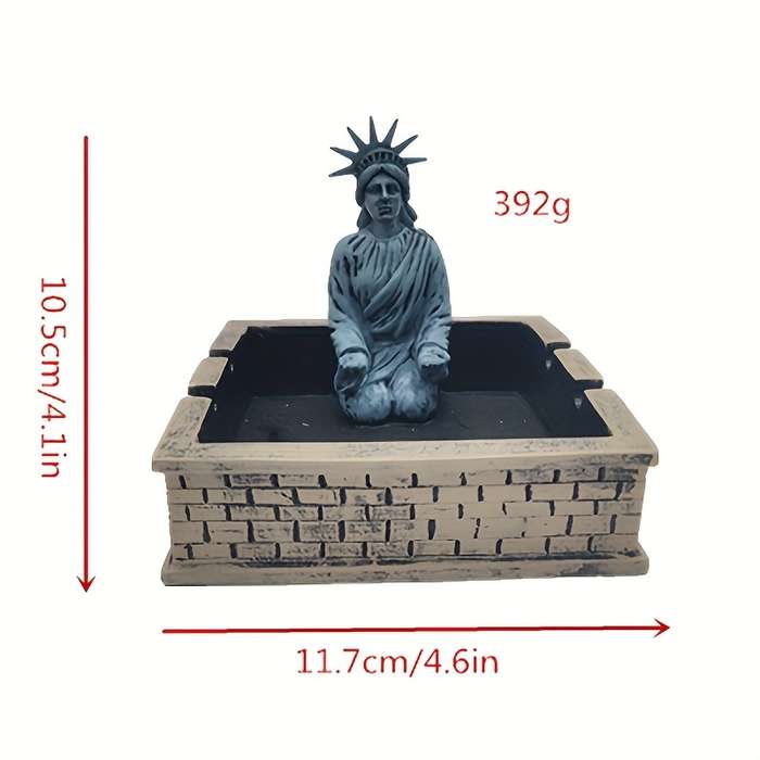 1 Creative Simulation Statue of Liberty Ashtray Suitable for Home Living Room Office Hotel