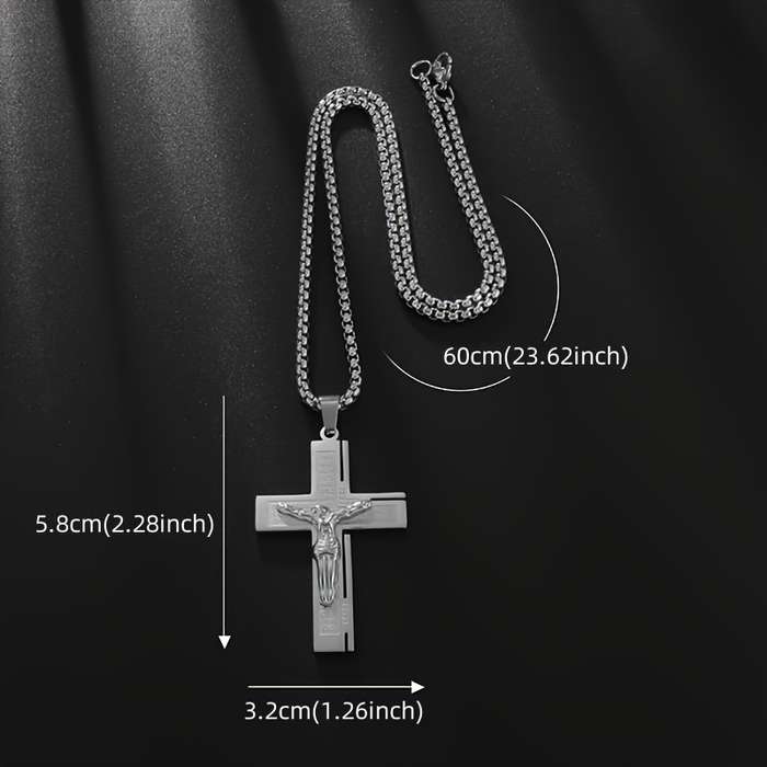 1 Piece Golden Jesus Theme Pendant