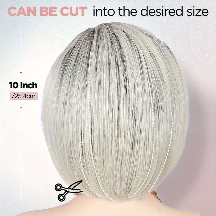 1Pc Ombre Blonde 30.48cm Fashion Design Wig