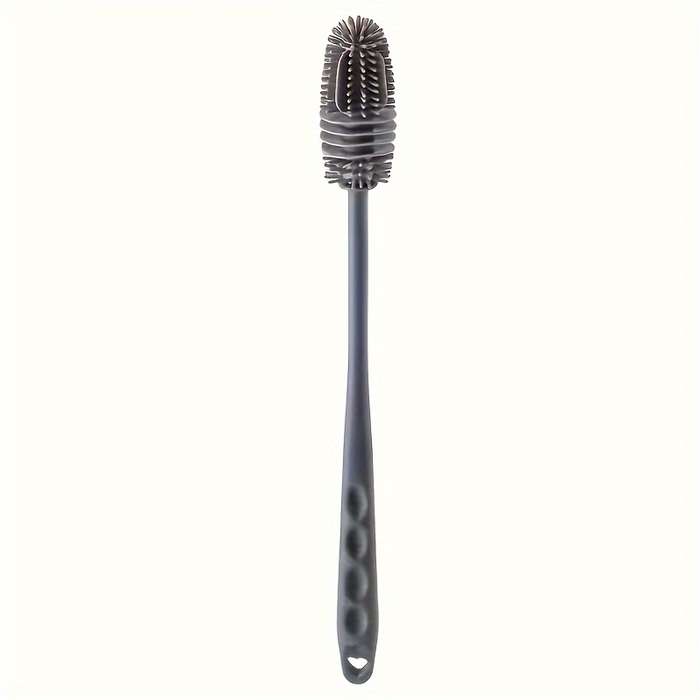 1pc Silicone Cleaning Brush with Long Handle   Flexible Durable Bristles for Cups Bottles   Mult