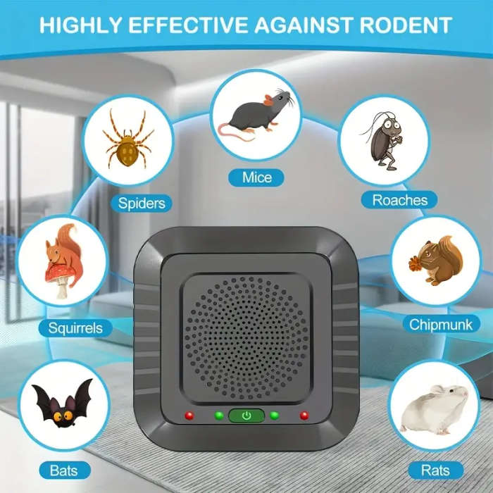 1pc Soundwave Technology Insect Repellent Indoor Electronic Plug-In Insect Repellent USB Direct Plug
