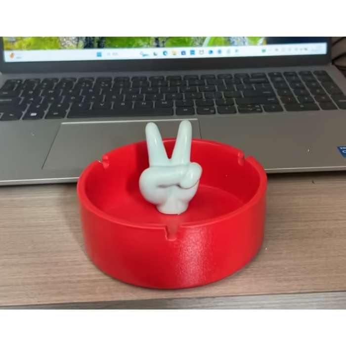 1pc Ceramic Ashtray for Home Living Room Office High-end Simple Creative Large Trendy Cute