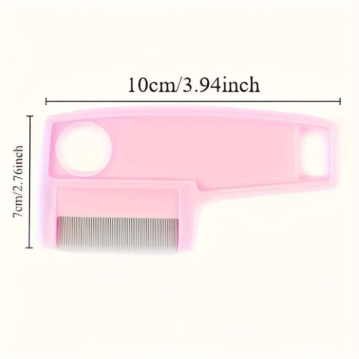 Pink opp packaging 1pc Pet Comb