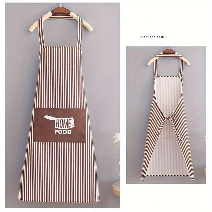 1pc Durable And Breathable Canvas Apron for Home Use Suitable for Both Men And Women Ideal for Co
