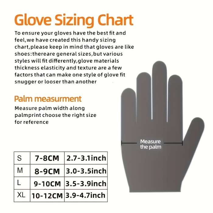 100Pcs 9 inch S Size Household Cleaning Gloves