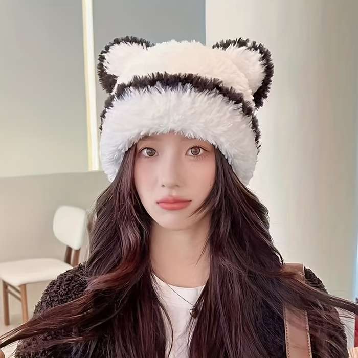 Hat Bear Khaki Size One Size