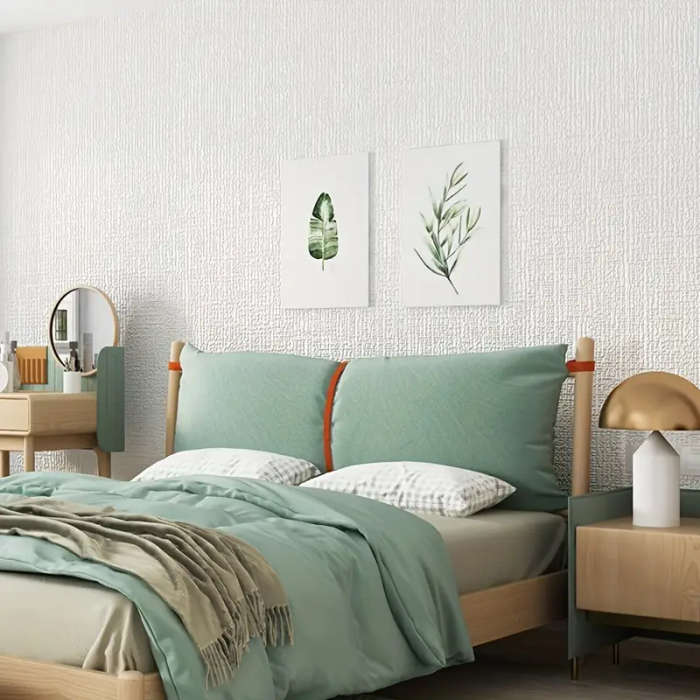 1 Roll 20m White Self-adhesive Wallpaper