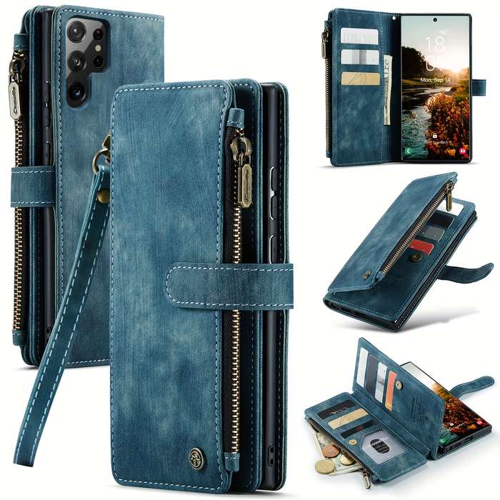 1pc Blue For Samsung Galaxy S22 Ultra 5G Phone Cases