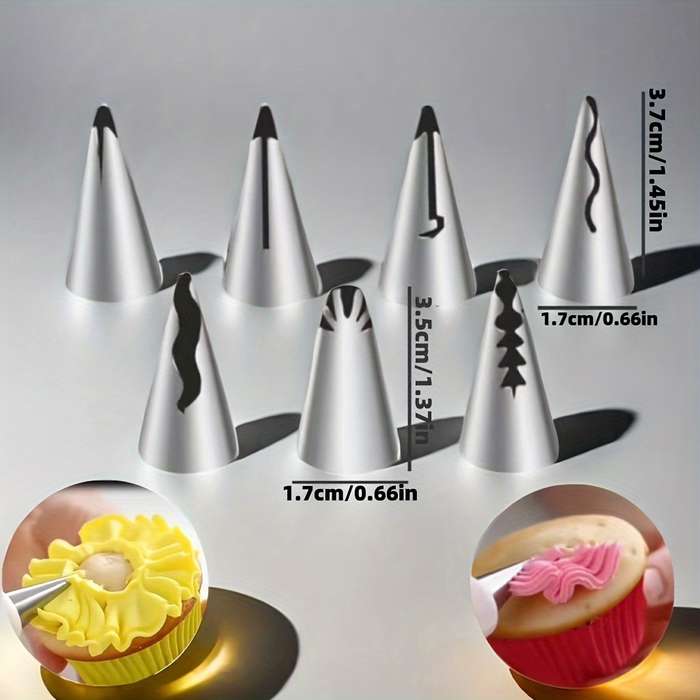 7pcs Stainless Steel Cutlery Set Playful Patterns Polka Dots Food-Safe Dinnerware Ideal