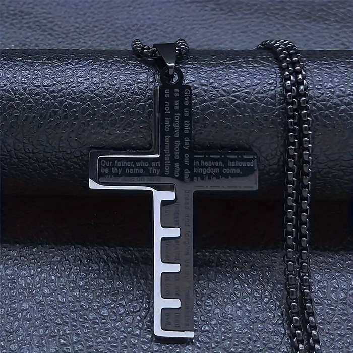 1 Piece Silvery Jesus Theme Pendant