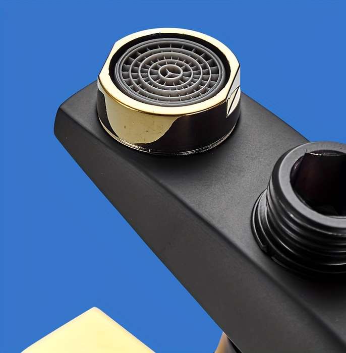 1PC Black Golden Bathtub Faucet