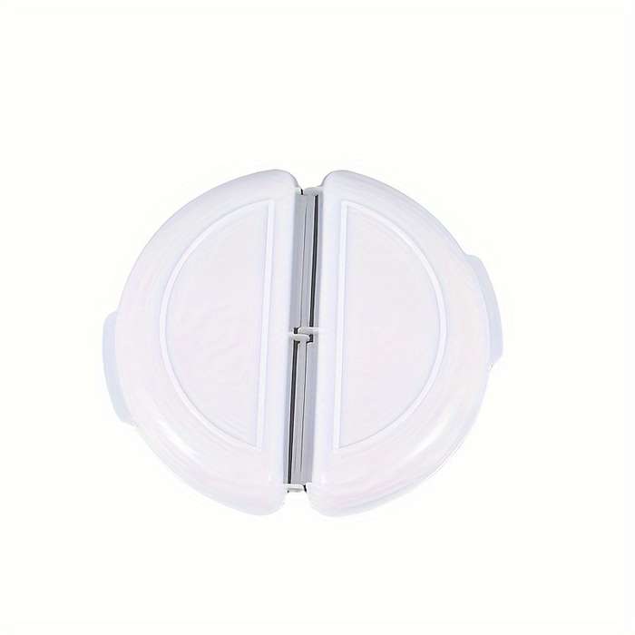 1pc Leak-Proof Microwave Egg Storage Container with Lid Portable Food Organizer for Camping