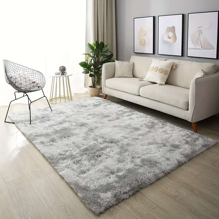 1Pc 60x120cm Tie Dye Coffee Color Floor Mat