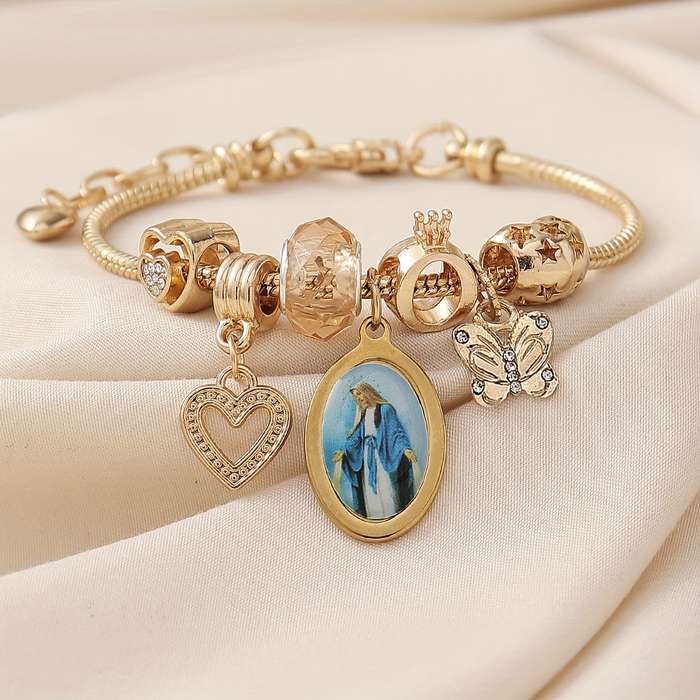 1 Piece Virgin Mary Jesus Theme Pendant