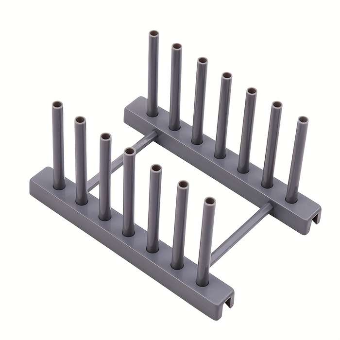 1pc Sleek Design Stainless Steel Kitchen Organizer Pot Lid Spoon Holder Rack Detachable Cook