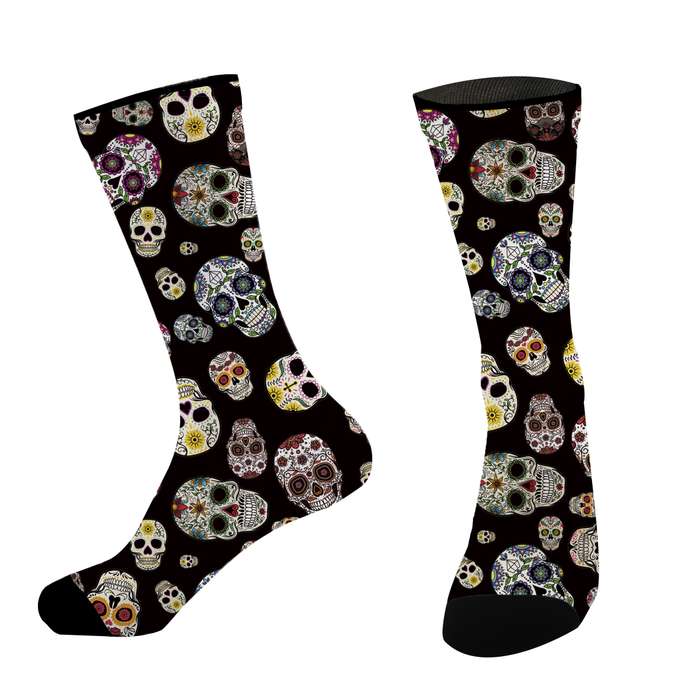 1 Pair Black One Size Socks