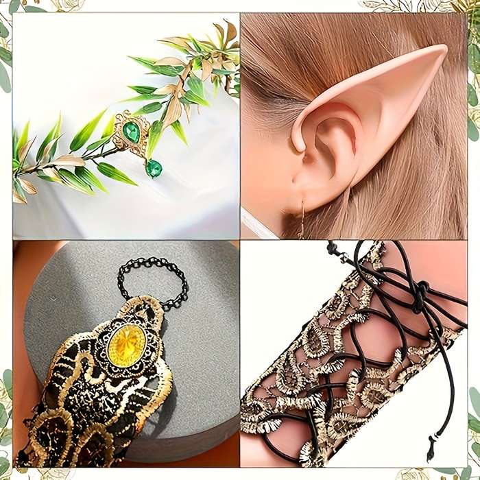 1 Pair 1Sets Baroque Elf Costume Kit