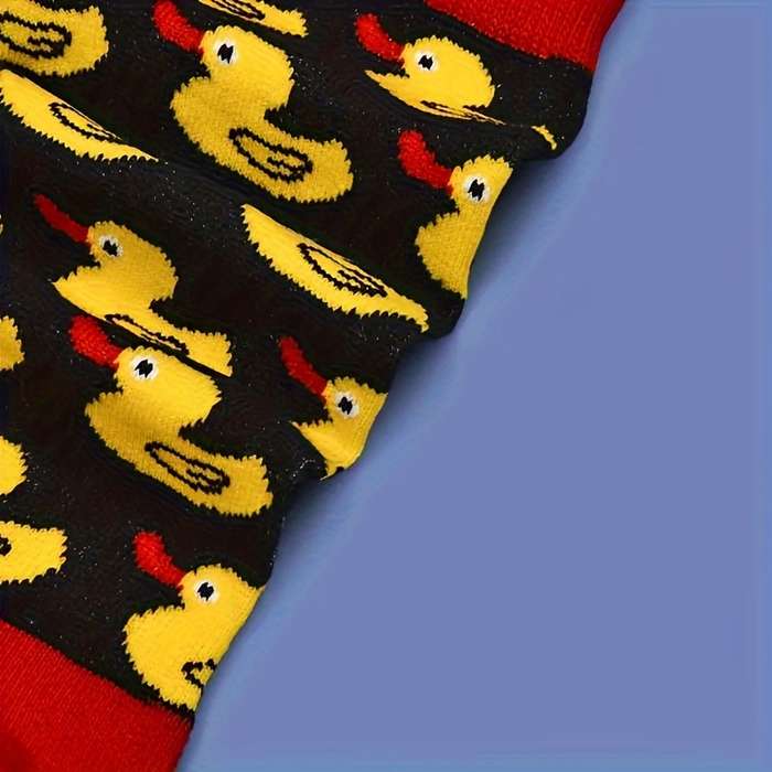 1 Pair Black Duck  One Size Socks