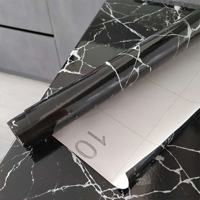 1PC Wall StickersRhineStOne Black40x300cm