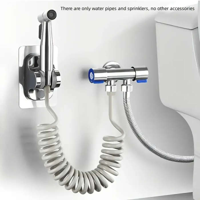 1pc Handheld Bidet Sprayer Set 304 Stainless Steel Spray Gun Shower Toilet Bidet Faucet Sprayer with