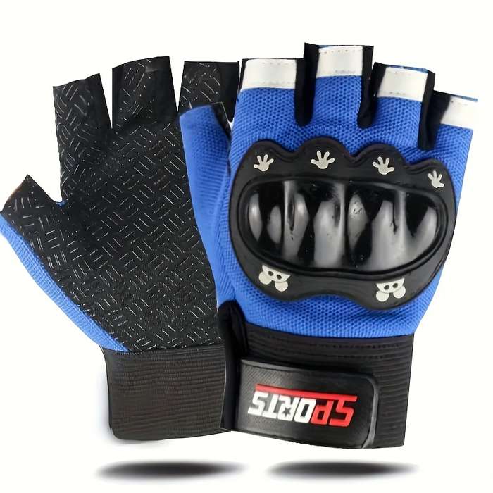 1 Pair Red Outdoor Sports Gloves