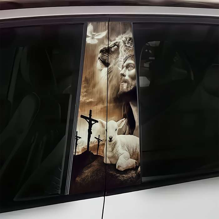 3pcs Jesus Christian Themed Stickers