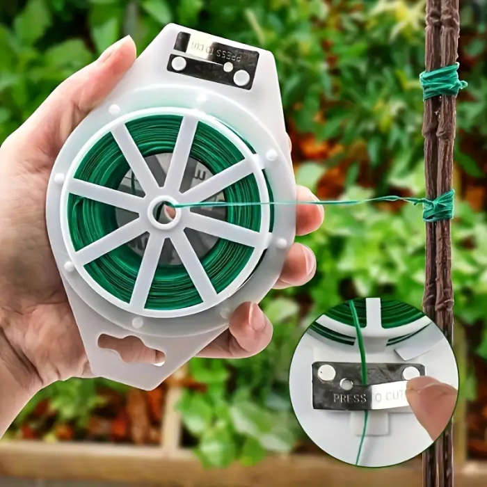 1pc Garden Plant Twist Tie with Cutter